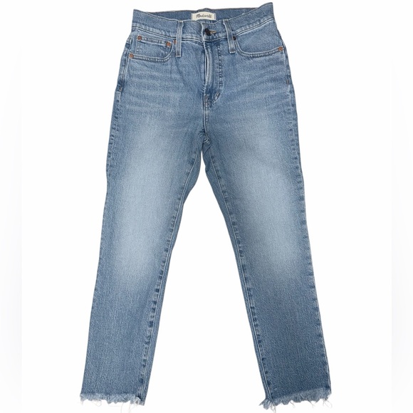 Madewell The Perfect Vintage Jean Enmore Wash Raw-Hem Petite Size 25P - Picture 4 of 8